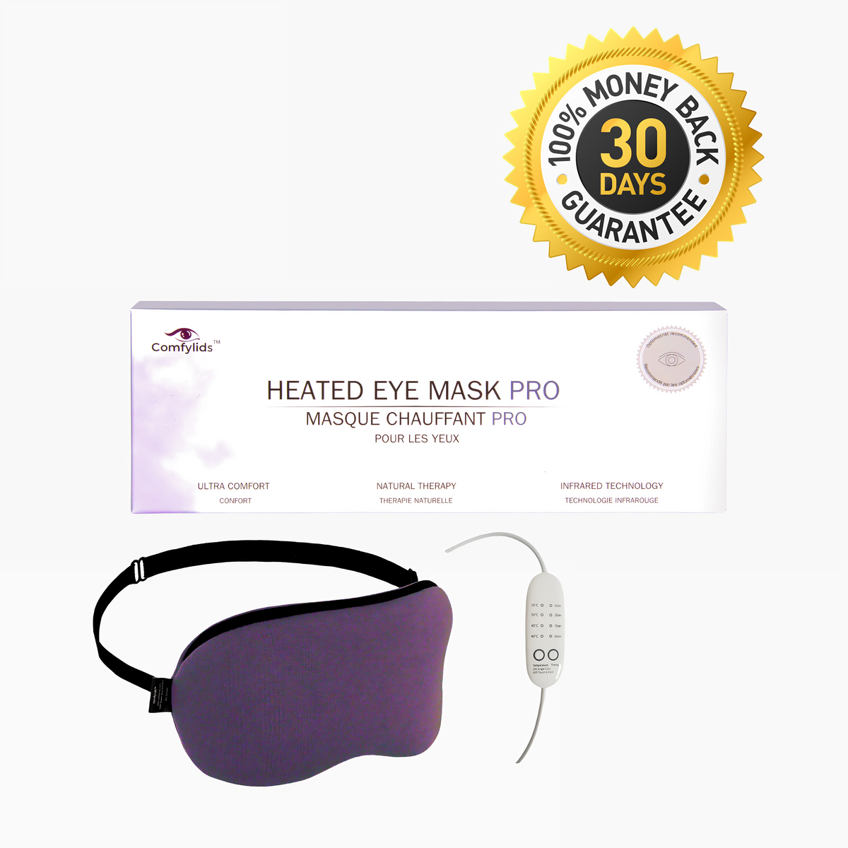 Heated Eye Mask PRO with box