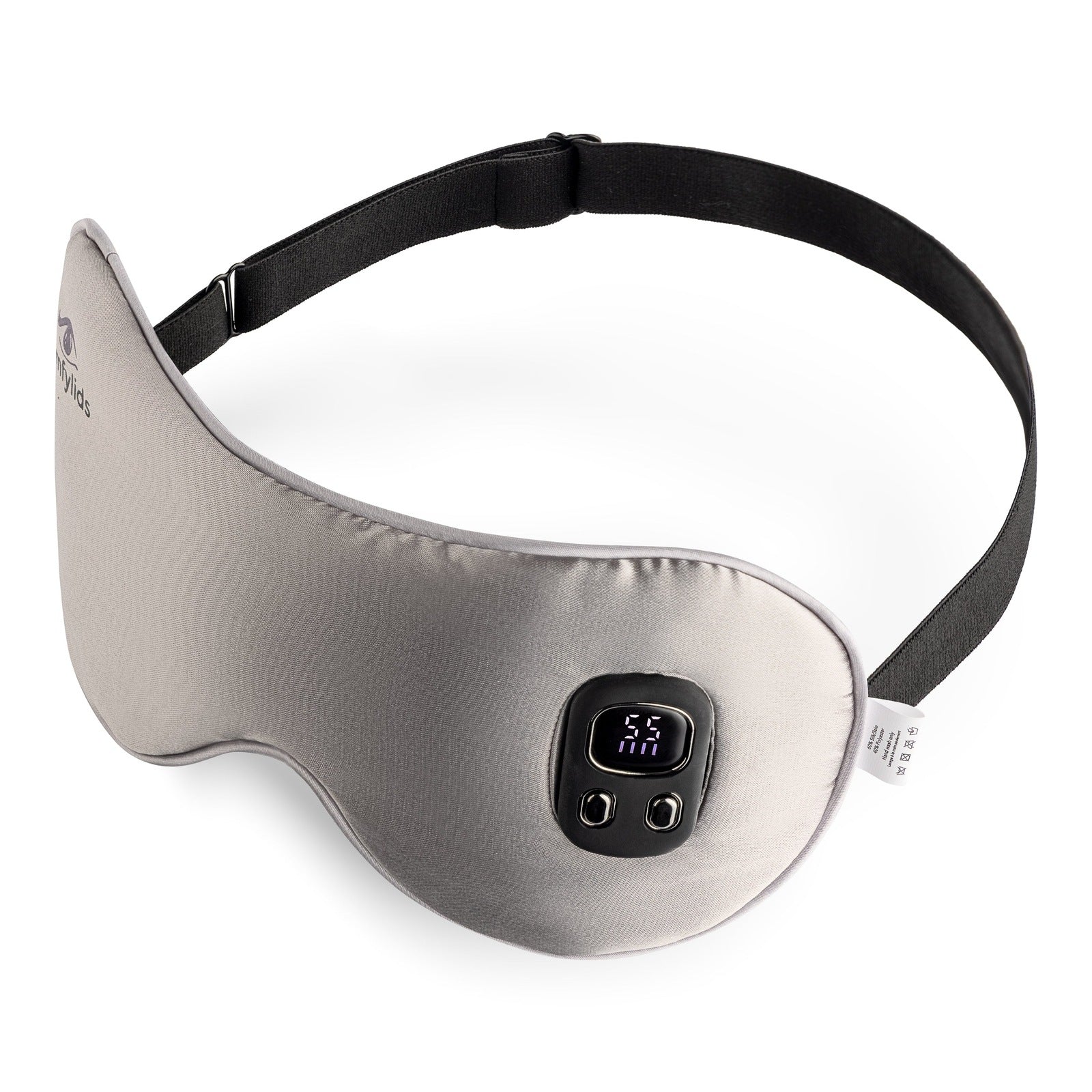 Comfylids™ Wireless Heated Eye Mask Comfylids Wireless Heated Eye Mask — Cloud Silver, front view