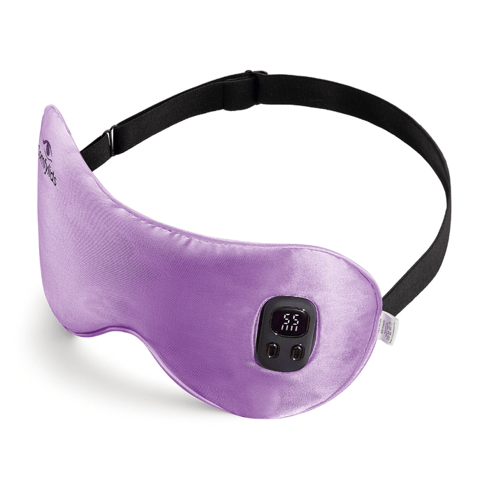 Wireless heated eye mask